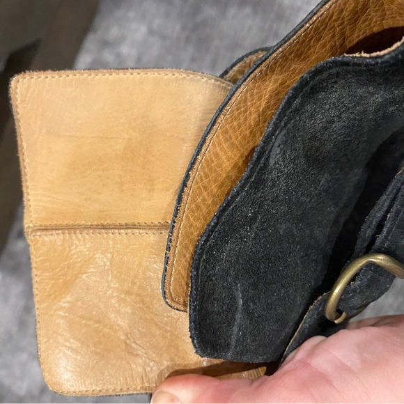 $585 Fiorentini + Baker Cusna Nero Eternity Buckle Suede Boot size 39.5 - Picture 4 of 4